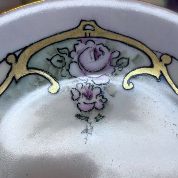 Vintage Wall Plate Trio – French Country & Early Deco Mix (Stouffer Hand-Painted - Picture 7 of 11